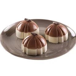 Moule silicone coupoles striées