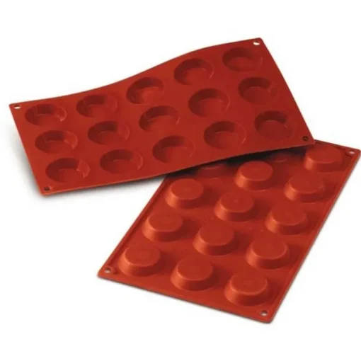 Moule silicone mini-tartelettes 15 x Ø 4,5 cm