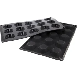 Moule silicone mini-tartelettes 15 x Ø 4,5 cm