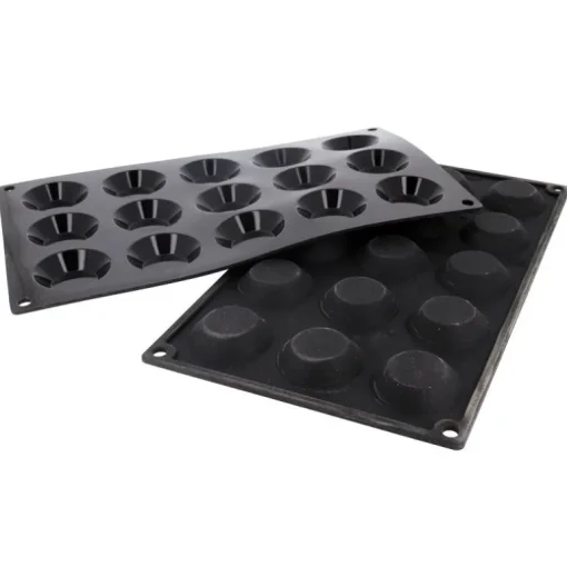Moule silicone mini-tartelettes 15 x Ø 4,5 cm