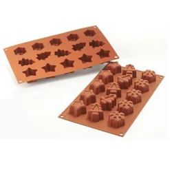 Moule silicone thème Noël Magique