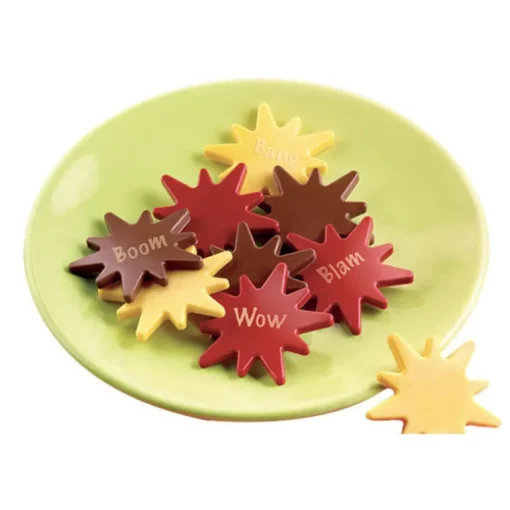 Moule silicone étoiles plates Flash