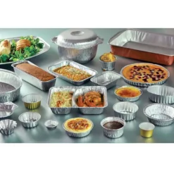 Moules coquilles alu jetables (x100)