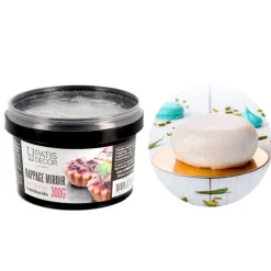 Nappage miroir pailleté translucide - 300 g