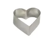 Nonnette coeur inox 65 x 30 mm