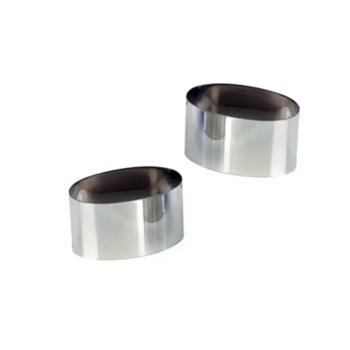 Nonnette ovale inox 7,5 x 3 cm