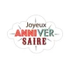 Nuages azyme Joyeux Anniversaire (x32)