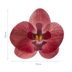 Orchidées rouges azyme (x10)