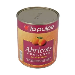 Oreillons d'abricots au sirop léger La Pulpe