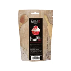 Paillettes rouges comestibles 300 g
