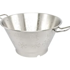 Passoire conique inox fond cerclé 45 cm
