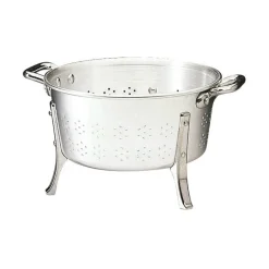 Passoire en aluminium à pieds et à anses 32 cm