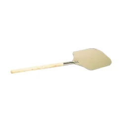 Pelle à pizza aluminium 35x30 cm manche bois longueur totale 132,5 cm