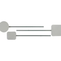 Pelle à pizza inox avec manche 92,5 cm ronde 45 cm