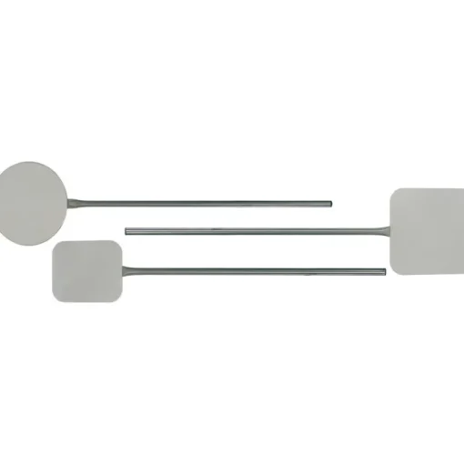 Pelle à pizza inox avec manche 92,5 cm rectangulaire 33x31 cm