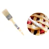 Pinceau plat soie manche plastique 40 mm