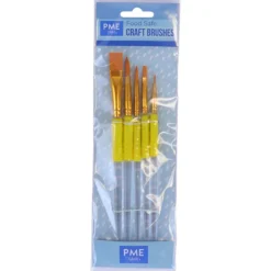 Pinceaux déco assortis (x 5)