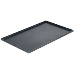 Plaque bords droits en tôle d'acier 40 x 30 cm De Buyer