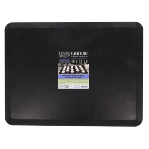 Plaque de cuisson alu anti-adhérente 40 x 30 cm