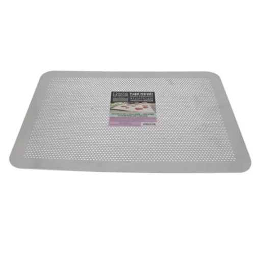 Plaque pâtisserie plate perforée alu 40 x 30 cm