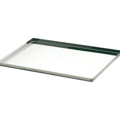 Plaque pâtissière inox bords droits 60x40 cm