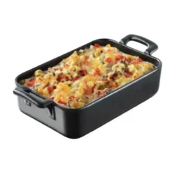 Plat rectangulaire noir 45 cl