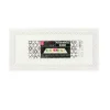 Plateau dentelle rectangulaire blanc