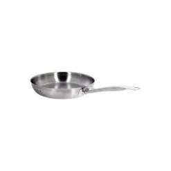 Poêle à frire ronde inox 28 cm