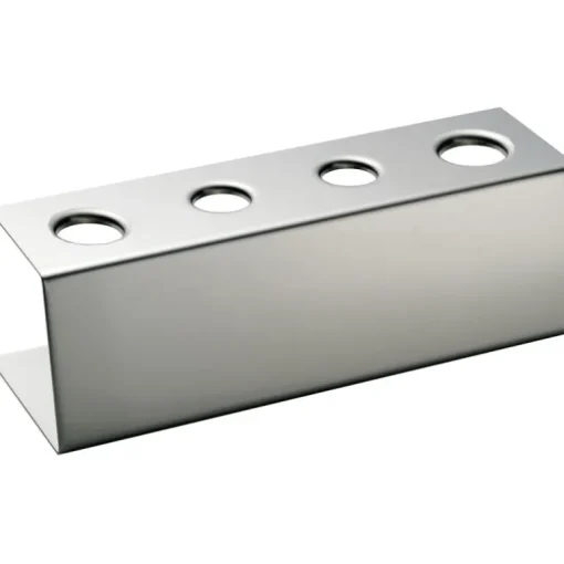 Porte-cornets à glace inox 2 trous 31 mm et 2 trous 26 mm