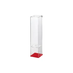Porte-cornets à glace vertical 1 trous de 35 mm avec couvercle articulé