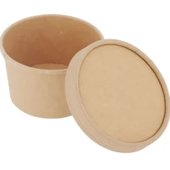 Pot à glace 125 ml avec couvercle (x 8)
