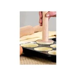 Poussoir à tartelettes en bois