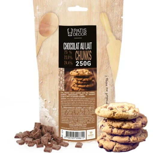 Pépites Chunks chocolat au lait Barry 250 g