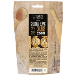 Pépites de chocolat blanc chunks 250 g