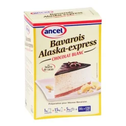 Préparation bavarois chocolat blanc Alaska 1 kg