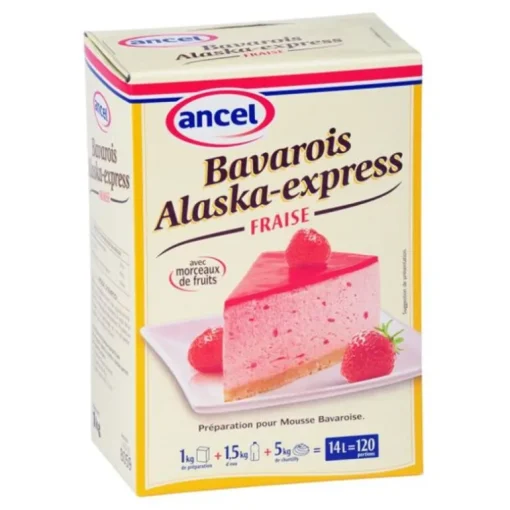 Préparation bavarois fraise Alaska Express 1 kg