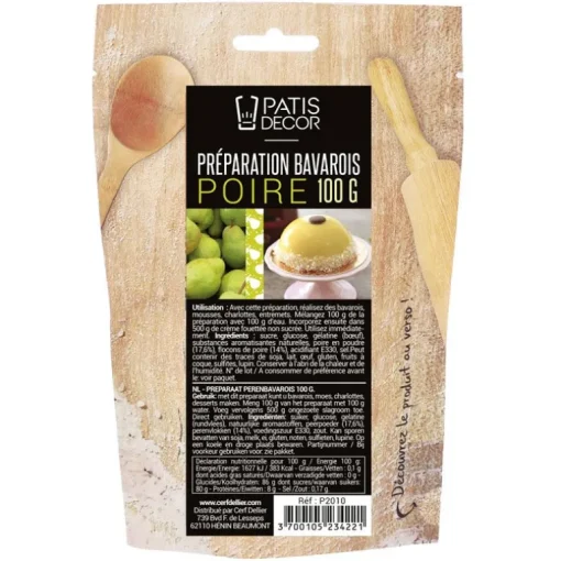 Préparation bavarois Poire