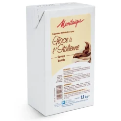 Préparation UHT pour glace à l'italienne - saveur vanille - 1,1 kg