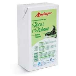 Préparation UHT pour glace à l'italienne - saveur pistache - 1,1 kg