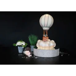 Présentoir gâteau effet miroir et contour en strass 25 cm
