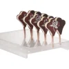 Présentoir transparent pour 24 sucettes glacées 36x16,5 cm