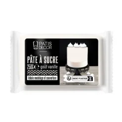 Pâte à sucre blanc arôme vanille 250 g