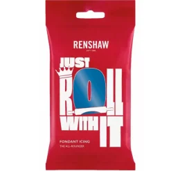 Pâte à sucre Bleu Atlantique Renshaw 250 g