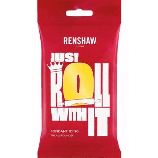 Pâte à sucre jaune Renshaw 250 g