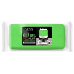 Pâte à sucre verte 1 kg - DDM 12/24