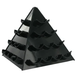 Pyramide à macarons noire