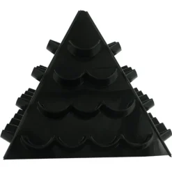Pyramide à macarons noire