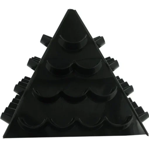 Pyramide à macarons noire