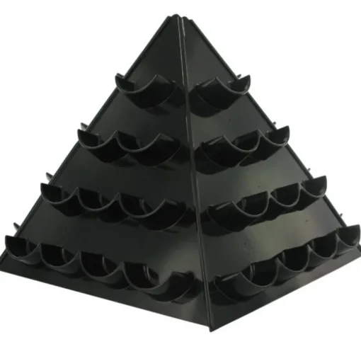 Pyramide à macarons noire