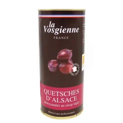 Quetsches dénoyautées au sirop léger 1 Kg